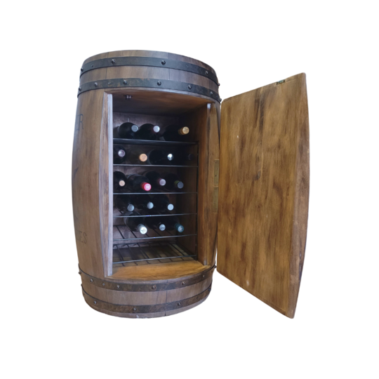 Vintage Oak Wine Storage Barrel